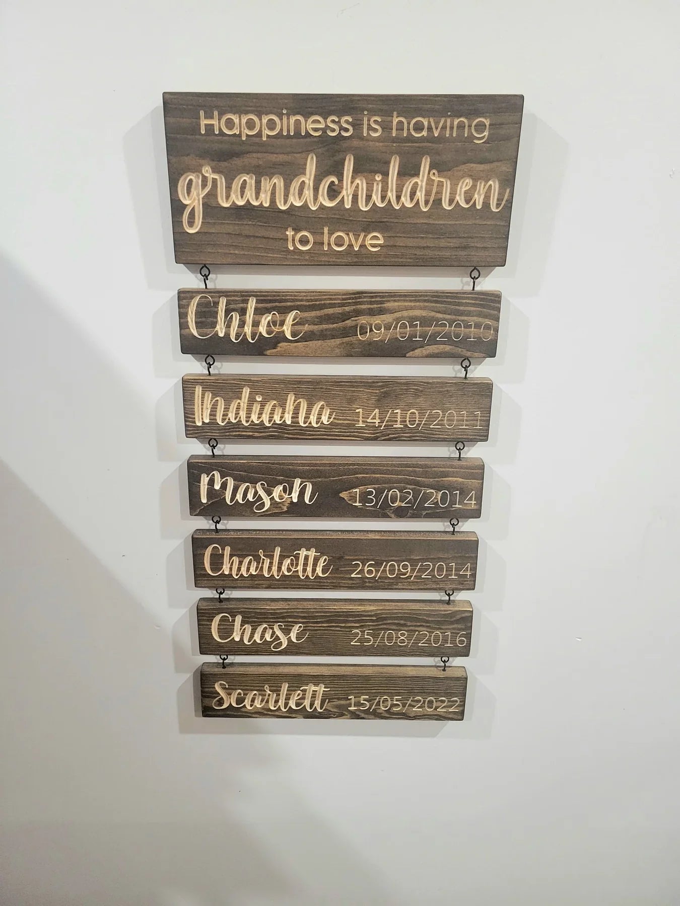 Personalized Hanging Decor Sign