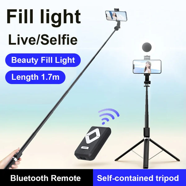 🔥Hot Sale 40% OFF🔥New 6 in 1 Bluetooth Selfie Stick