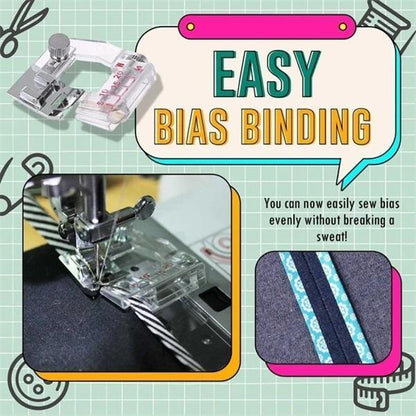 Adjustable Bias Tape Binding Foot