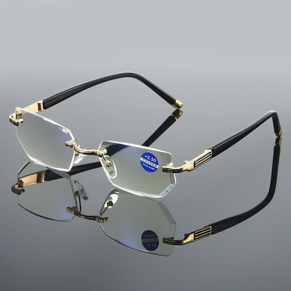 2023 New Sapphire High Hardness Anti-blue Reading Glasses