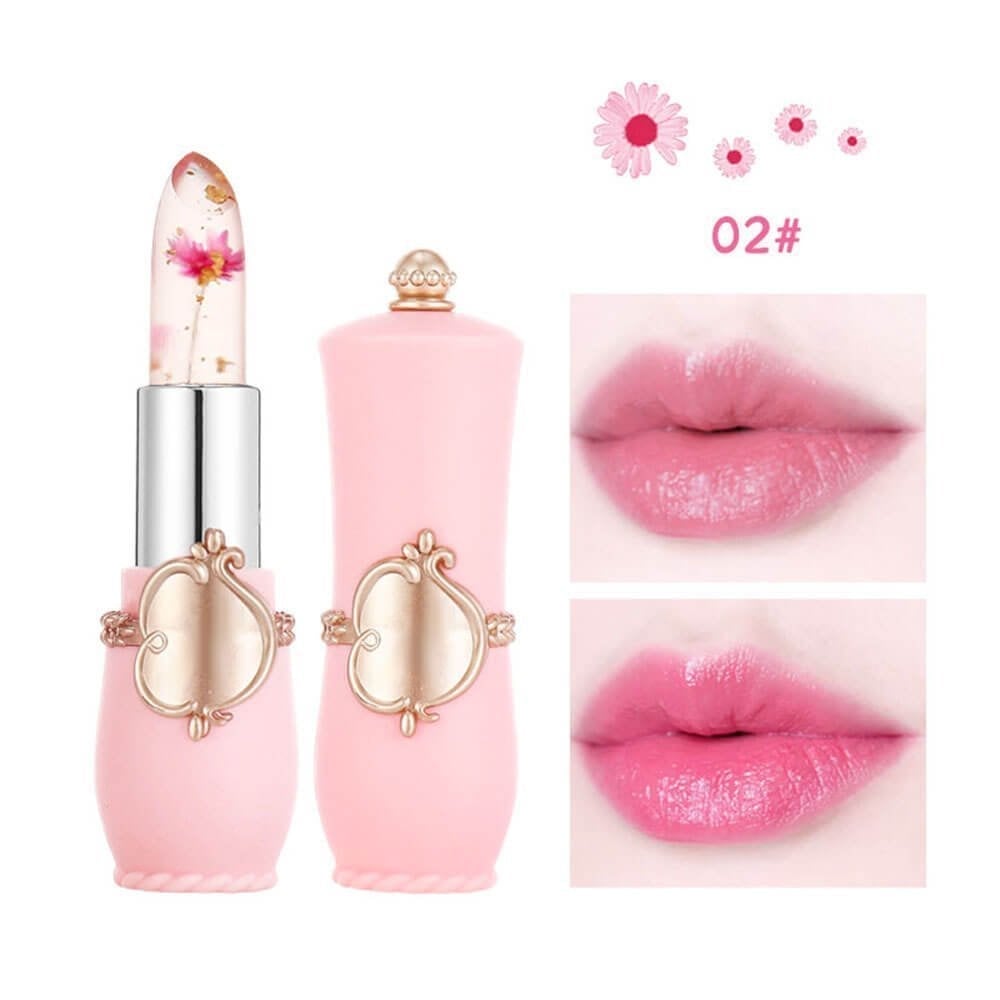 Crystal Jelly Flower Color Changing  Lipstick-✨BUY MORE SAVE MORE