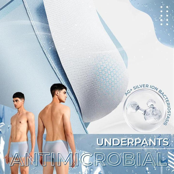Men's Ice Silk Boxer Shorts Underwear