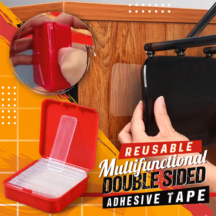 Reusable Multifunctional Double Sided Adhesive Tape（60 PCS）