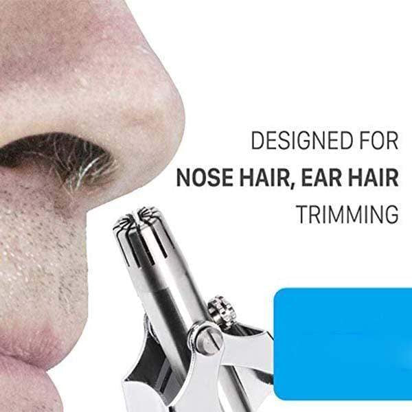 Safe Touch Stainless Steel Nose Hair Trimmer
