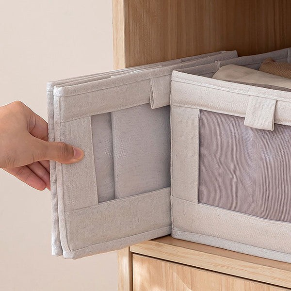 Window Cloth Wardrobe Clothing Storage Box