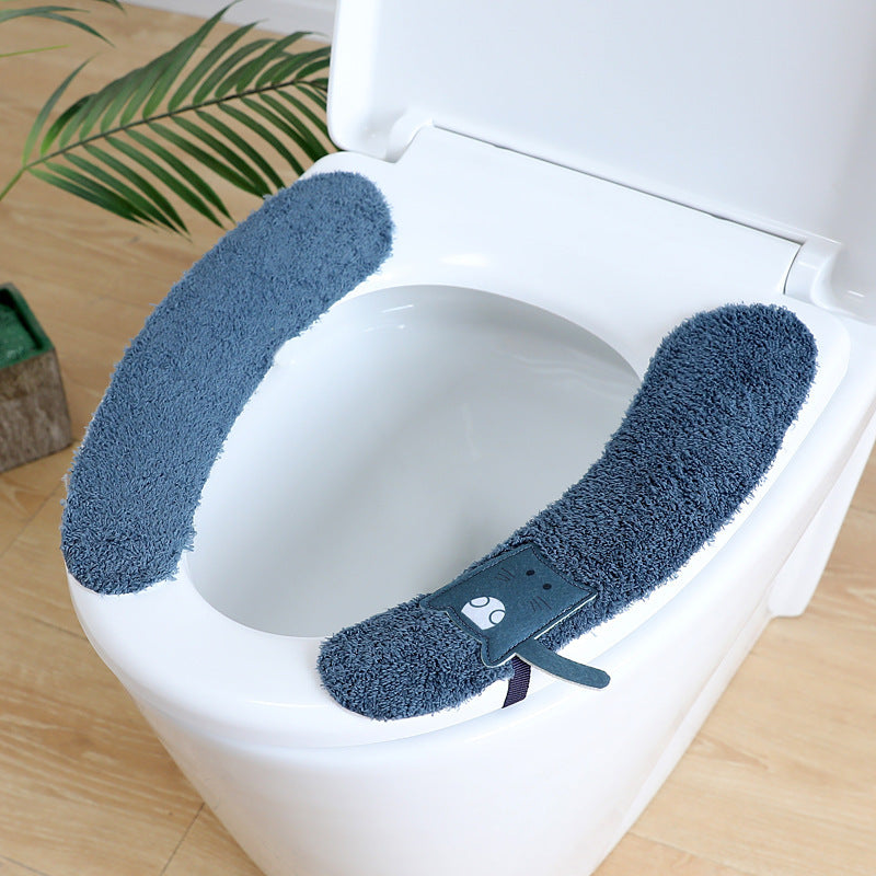 Knitted Thermal Toilet Seat Patch