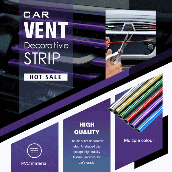 Car Vent Decorative Strip (10/20PCS)