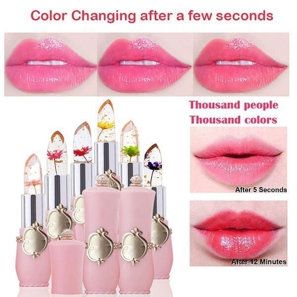 Crystal Jelly Flower Color Changing  Lipstick-✨BUY MORE SAVE MORE